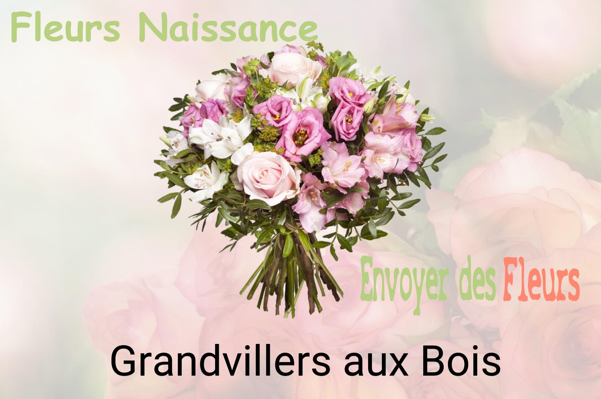 Bouquet de fleurs de naissance livré à Grandvillers-aux-Bois
